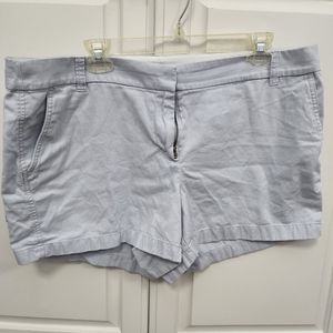J. Crew size 16 light blue shorts